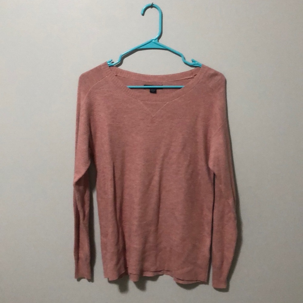 pink american eagle sweater